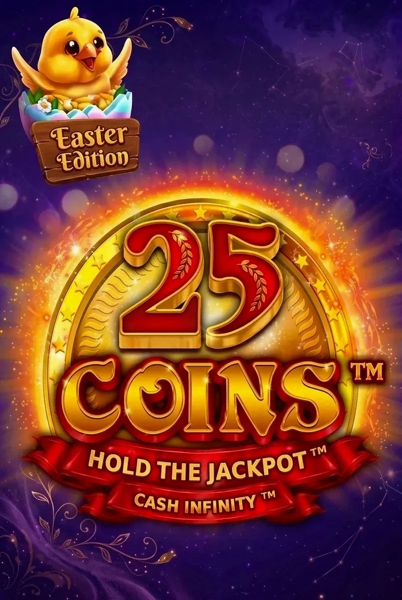 25 coins hold the jackpot cash infinity