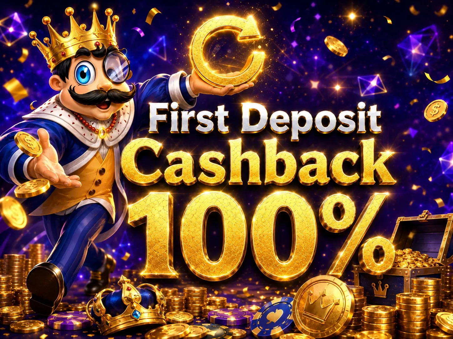 First deposit cashback